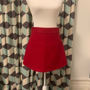 Zara Red Skirt